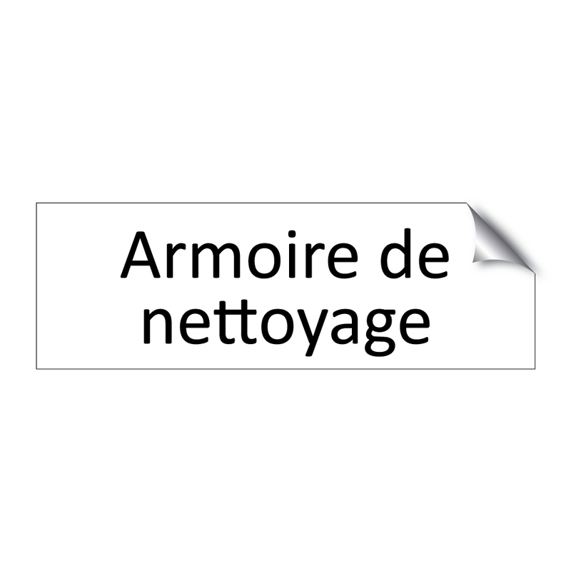 Armoire de nettoyage