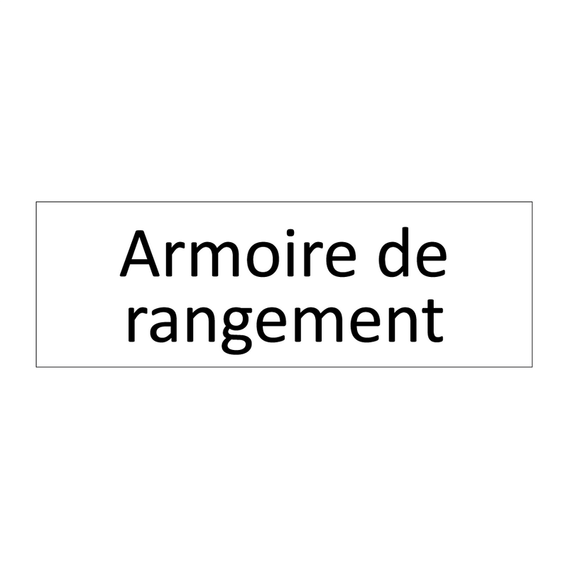 Armoire de rangement