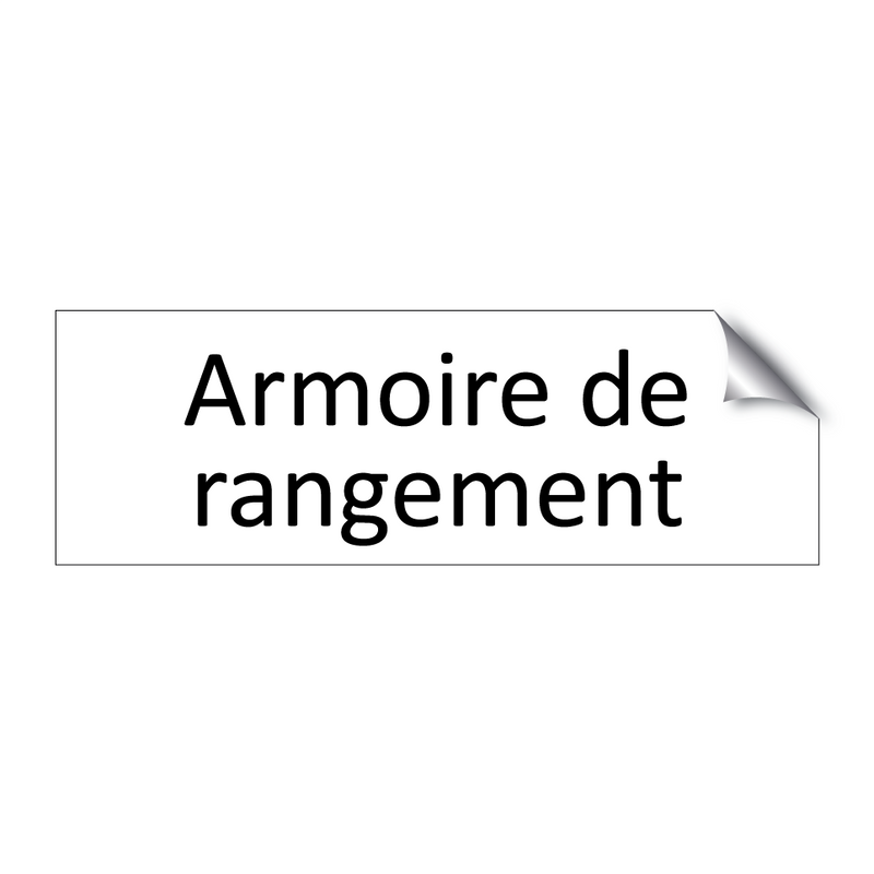 Armoire de rangement