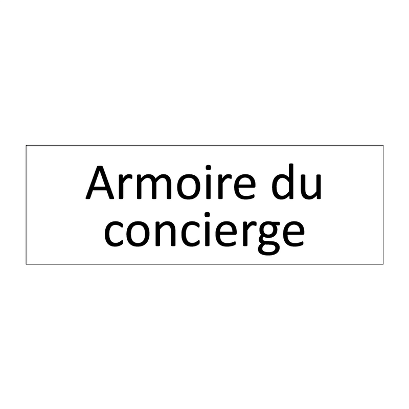 Armoire du concierge