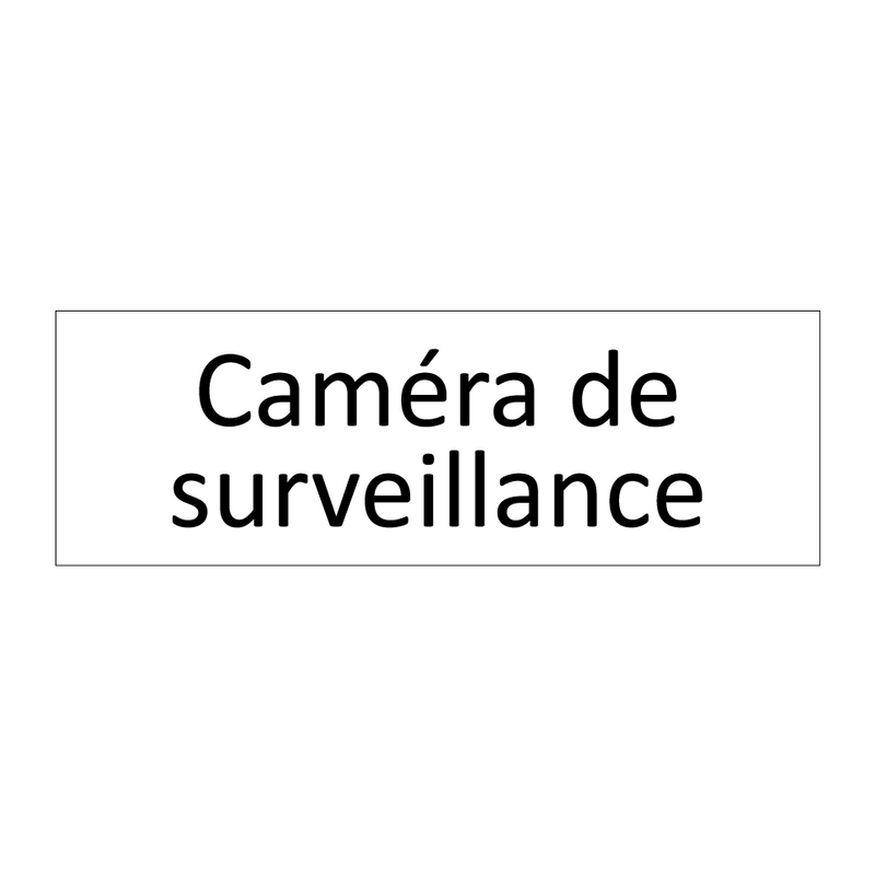 Caméra de surveillance