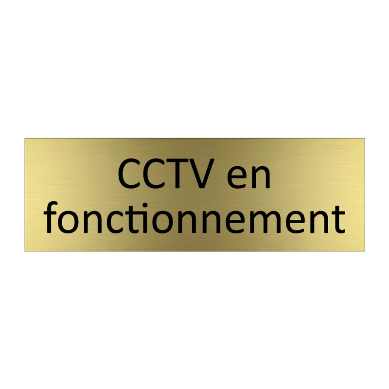 CCTV en fonctionnement