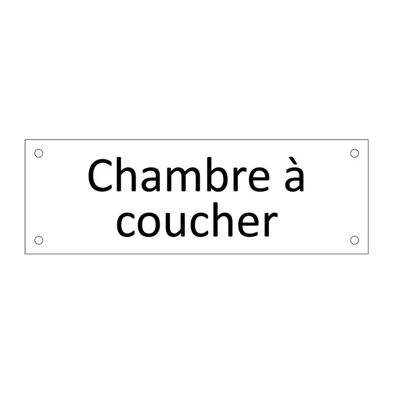 Chambre à coucher