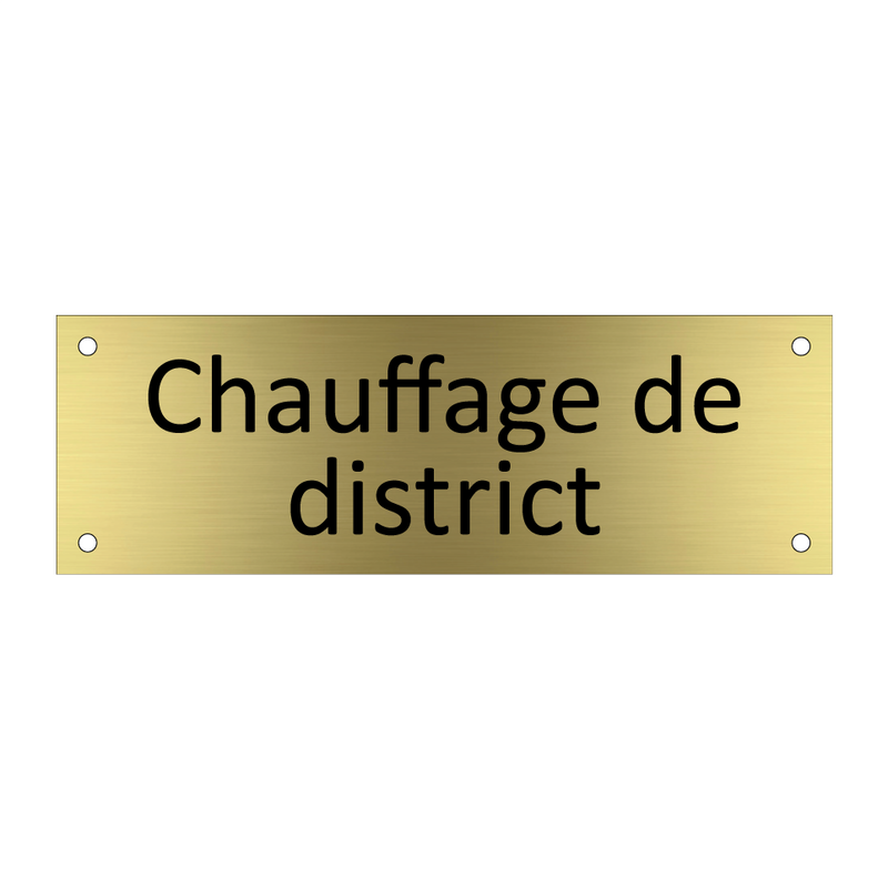 Chauffage de district