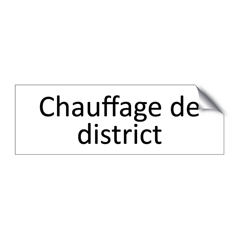 Chauffage de district