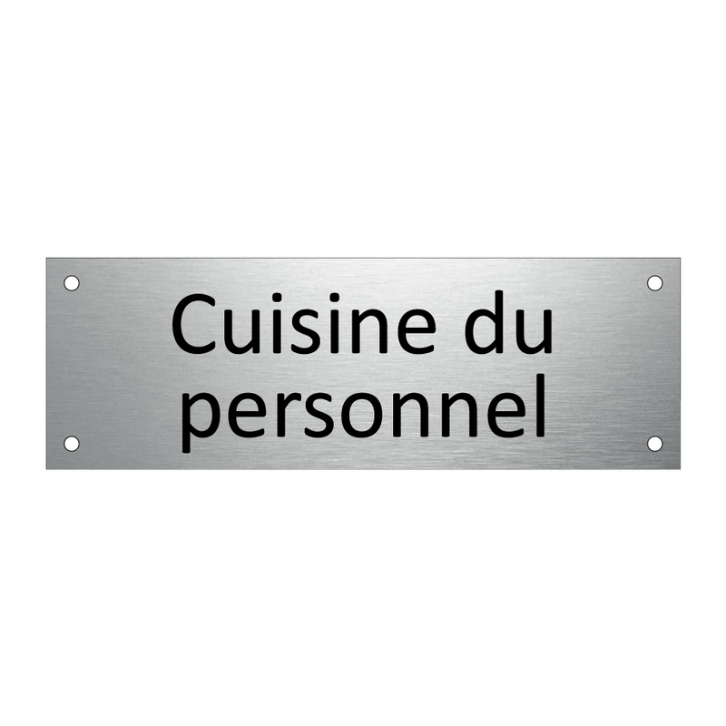 Cuisine du personnel