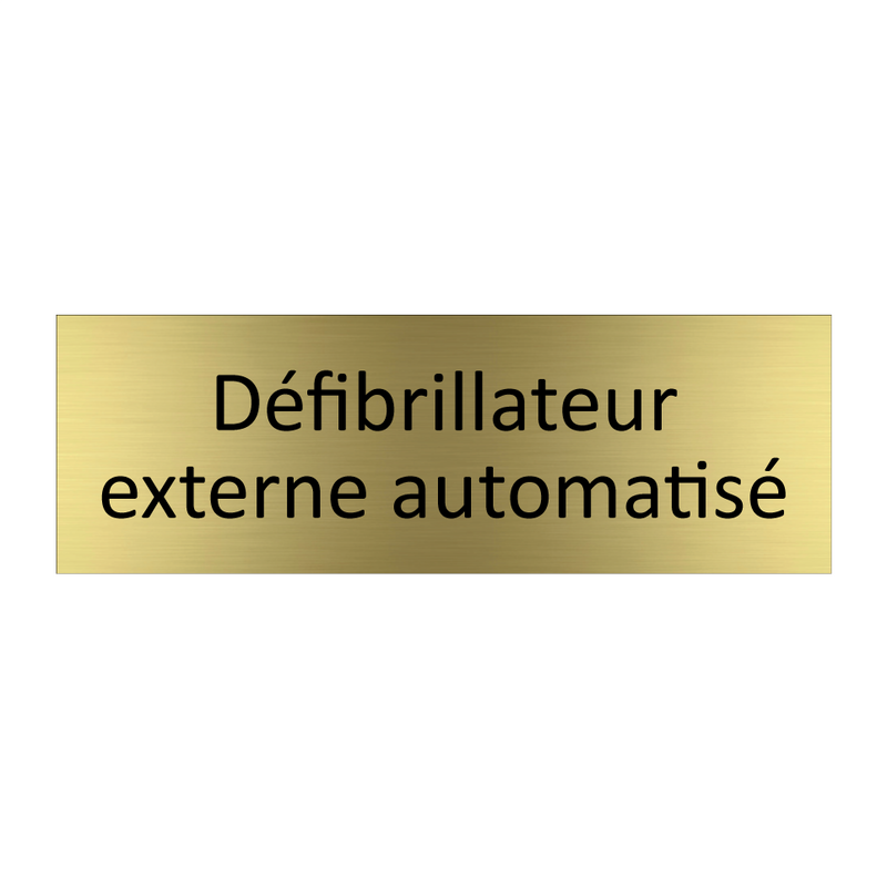 Défibrillateur externe automatisé