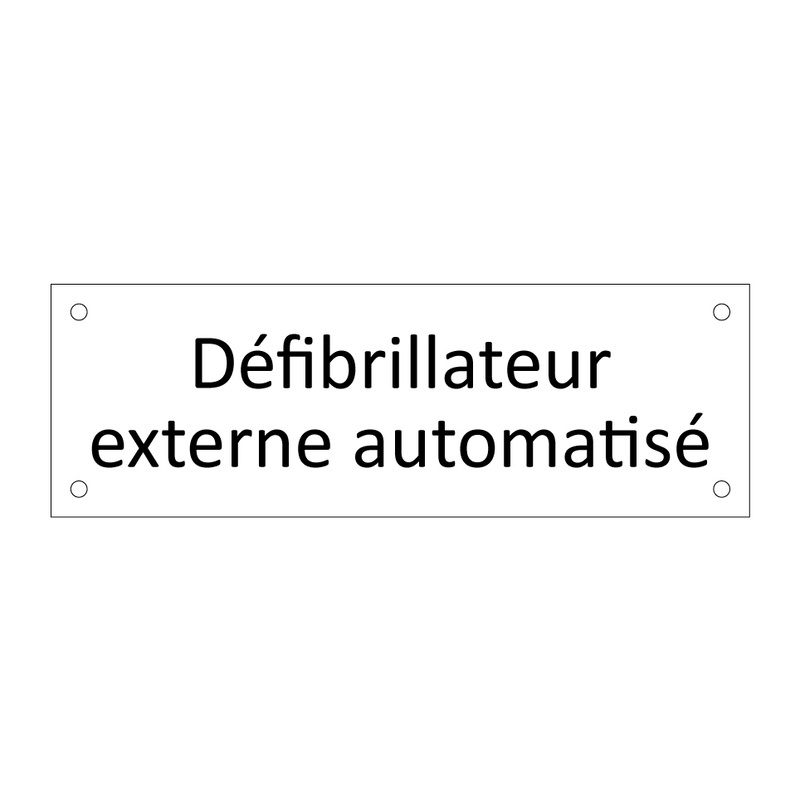 Défibrillateur externe automatisé