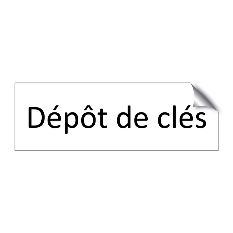 Dépôt de clés