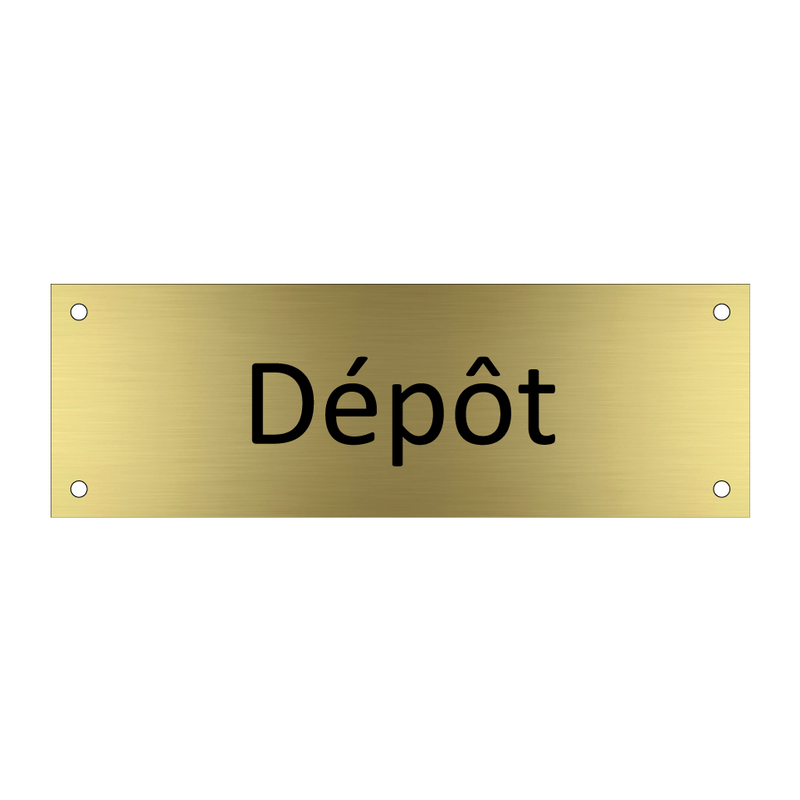 Dépôt & Dépôt & Dépôt