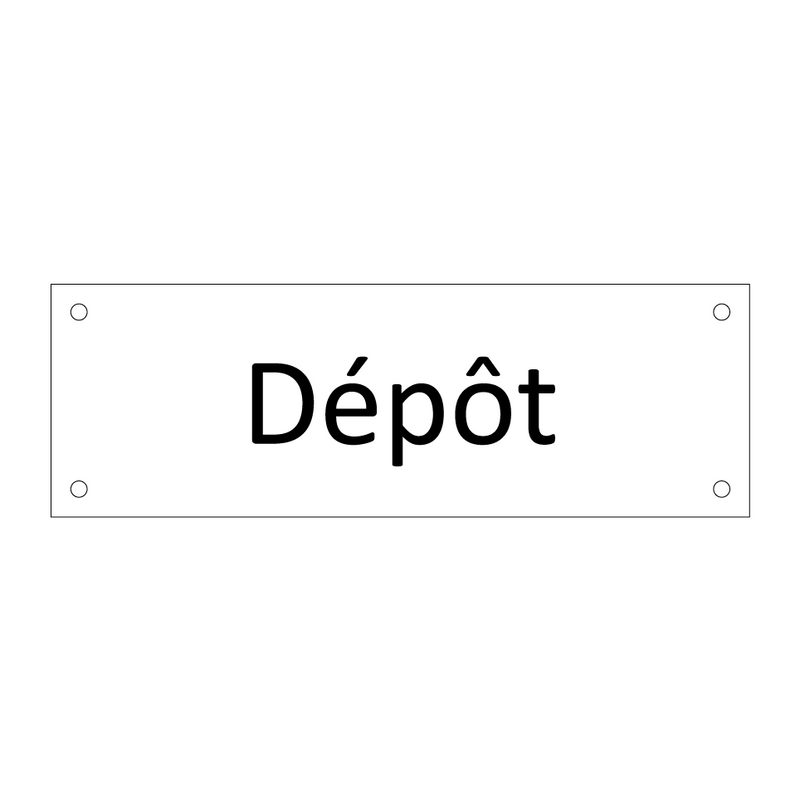 Dépôt & Dépôt & Dépôt