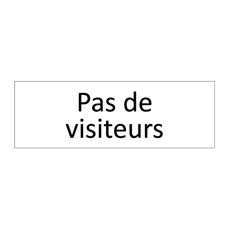 Pas de visiteurs