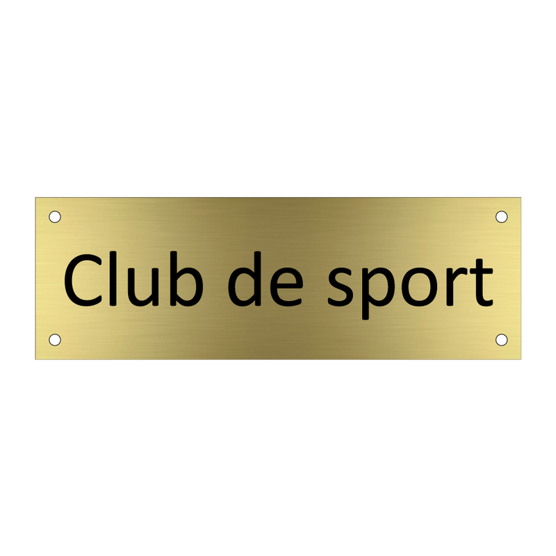 Club de sport