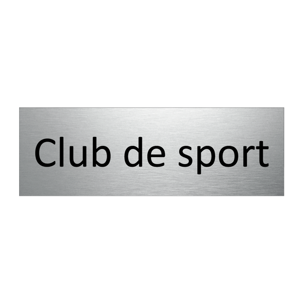 Club de sport