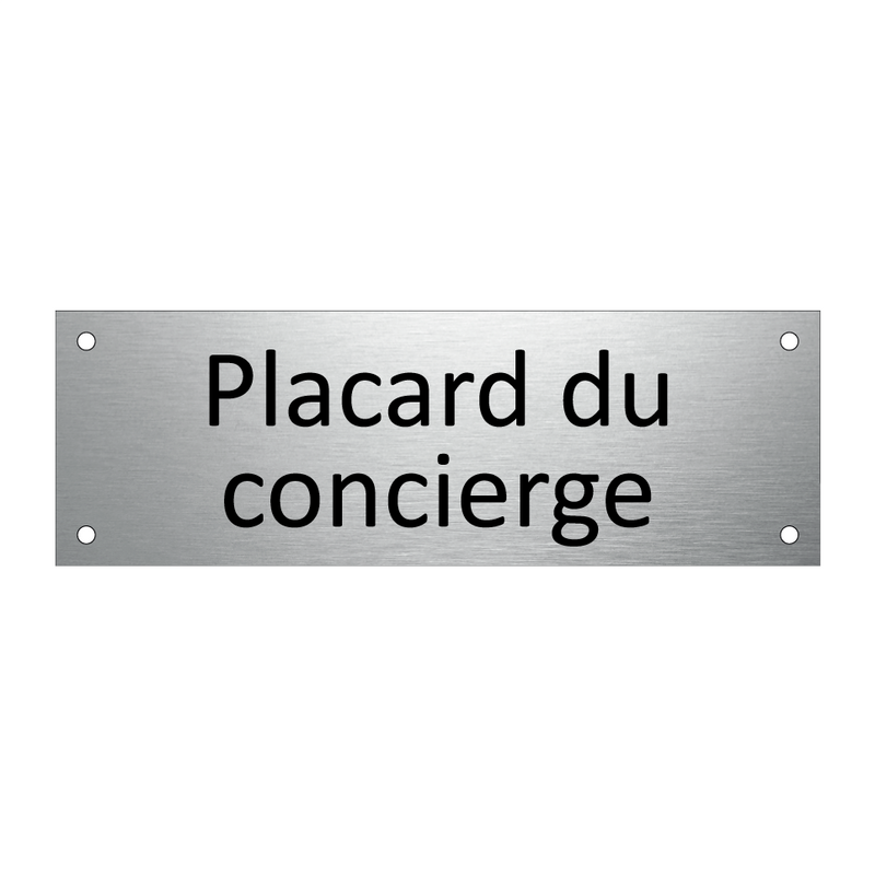 Placard du concierge