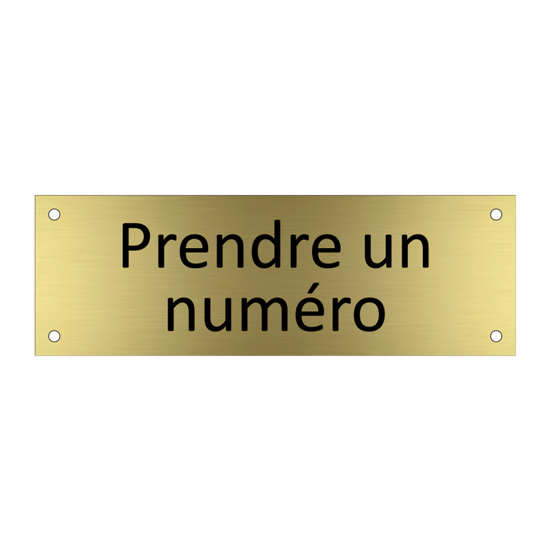 Prendre un numéro