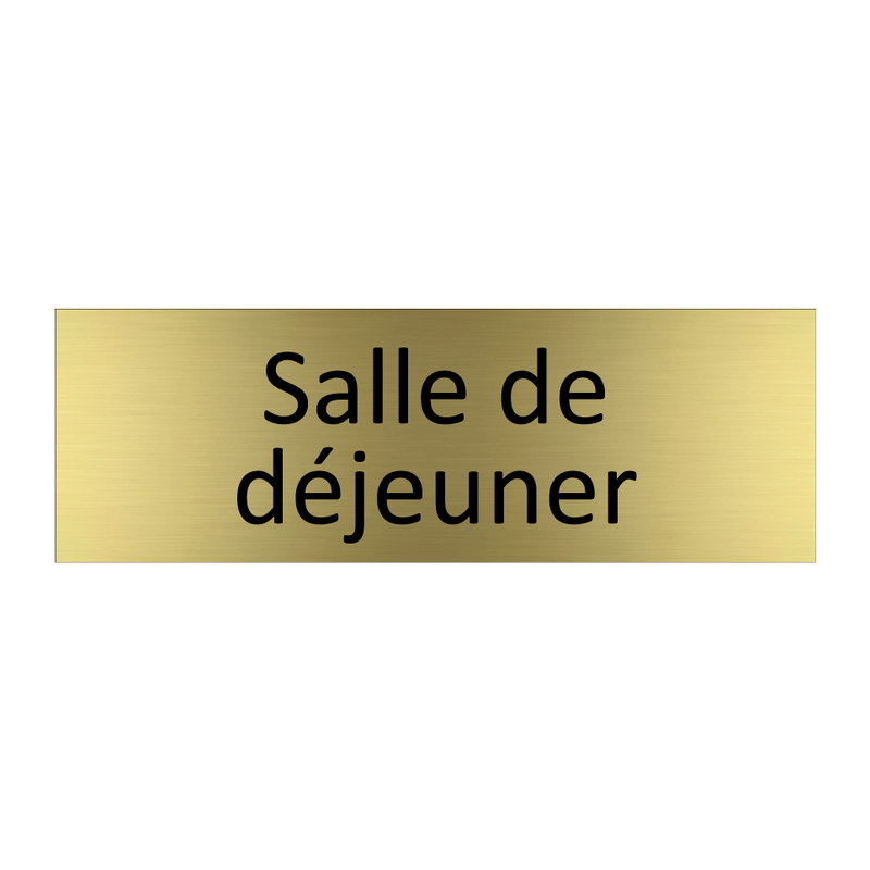 Salle de déjeuner