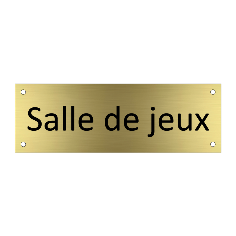 Salle de jeux