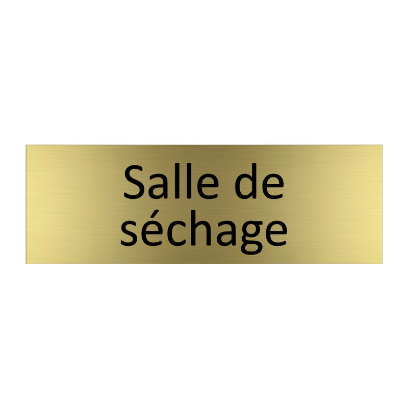 Salle de séchage