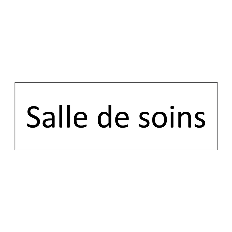 Salle de soins