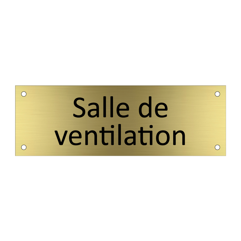 Salle de ventilation