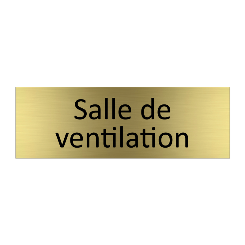 Salle de ventilation