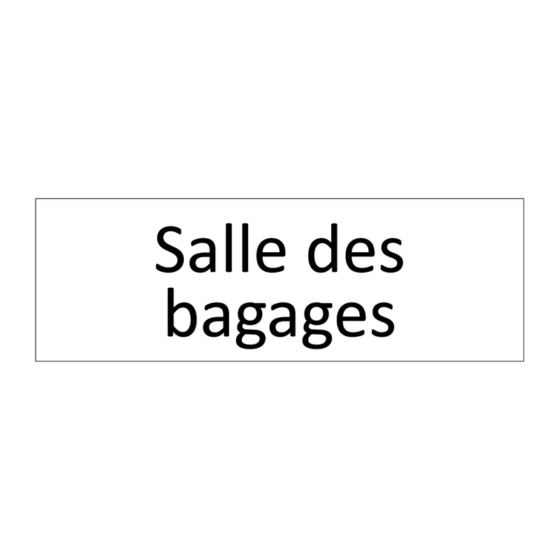 Salle des bagages