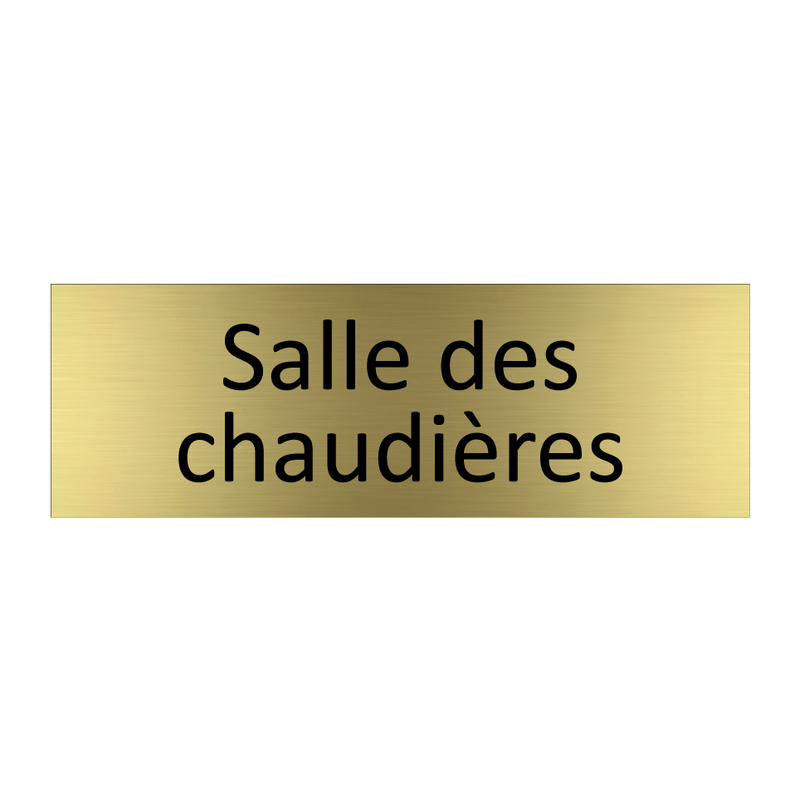 Salle des chaudières