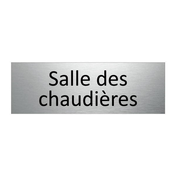 Salle des chaudières