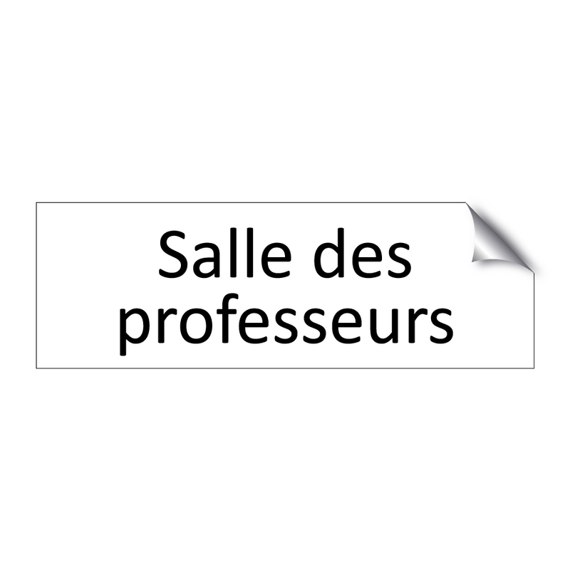 Salle des professeurs