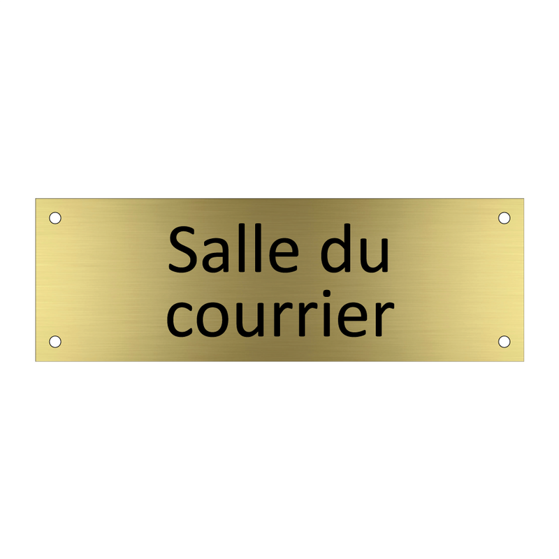 Salle du courrier