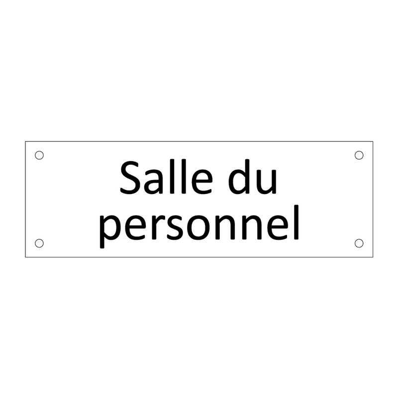 Salle du personnel