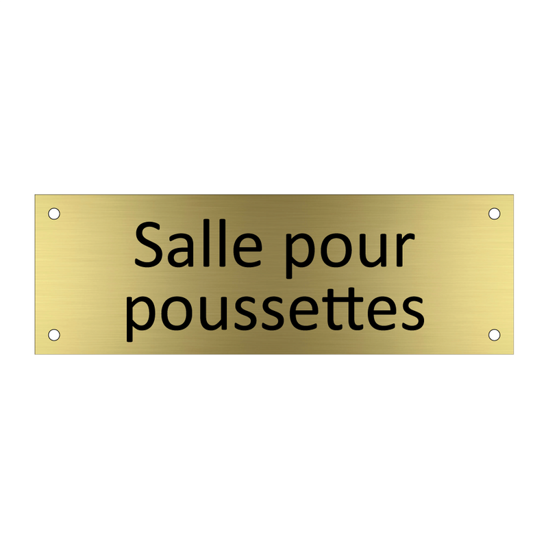 Salle pour poussettes