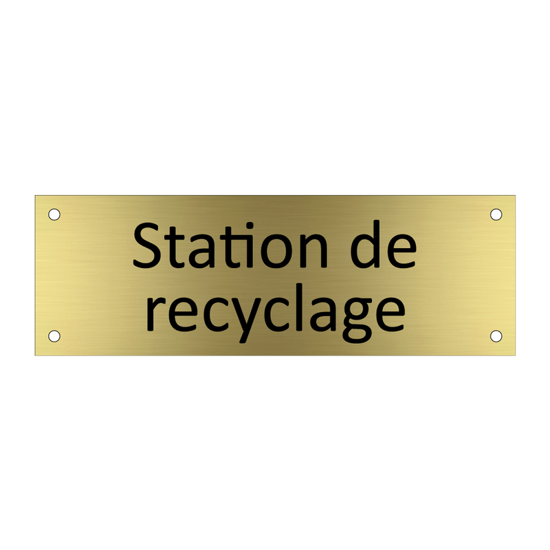 Station de recyclage