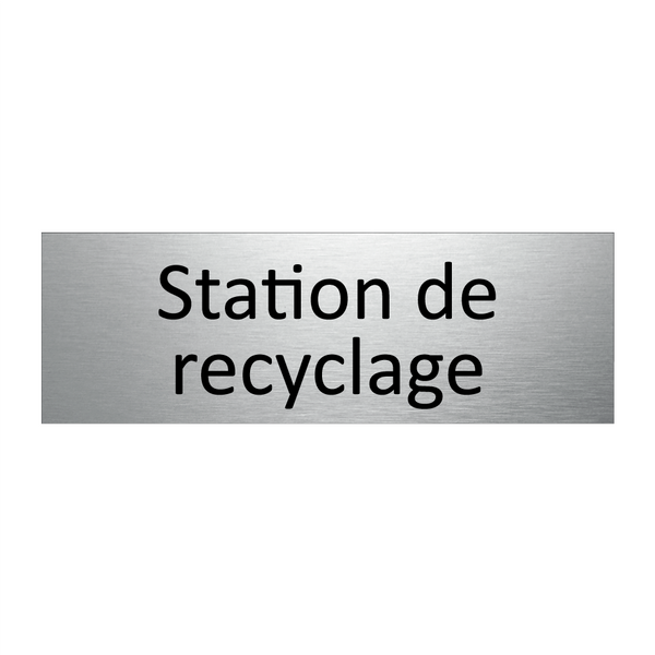 Station de recyclage