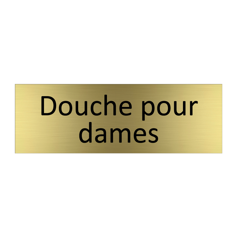 Douche pour dames