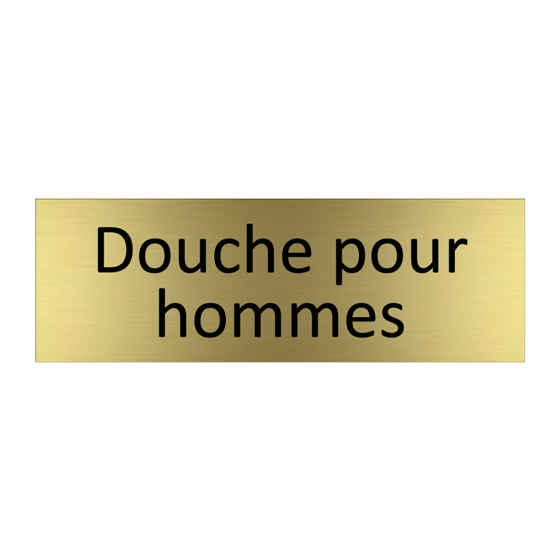 Douche pour hommes