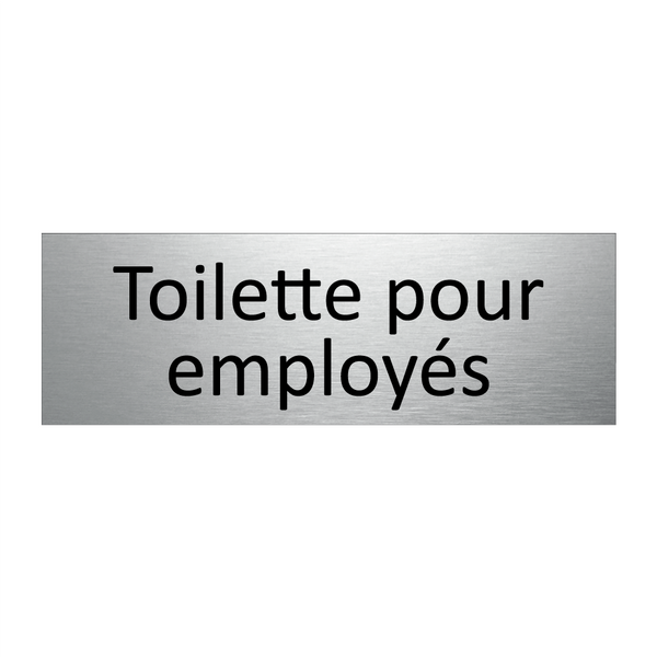 Toilette pour employés