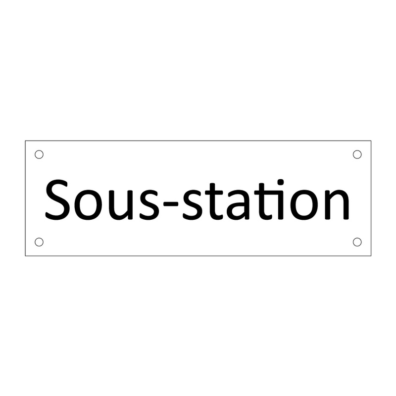 Sous-station & Sous-station & Sous-station