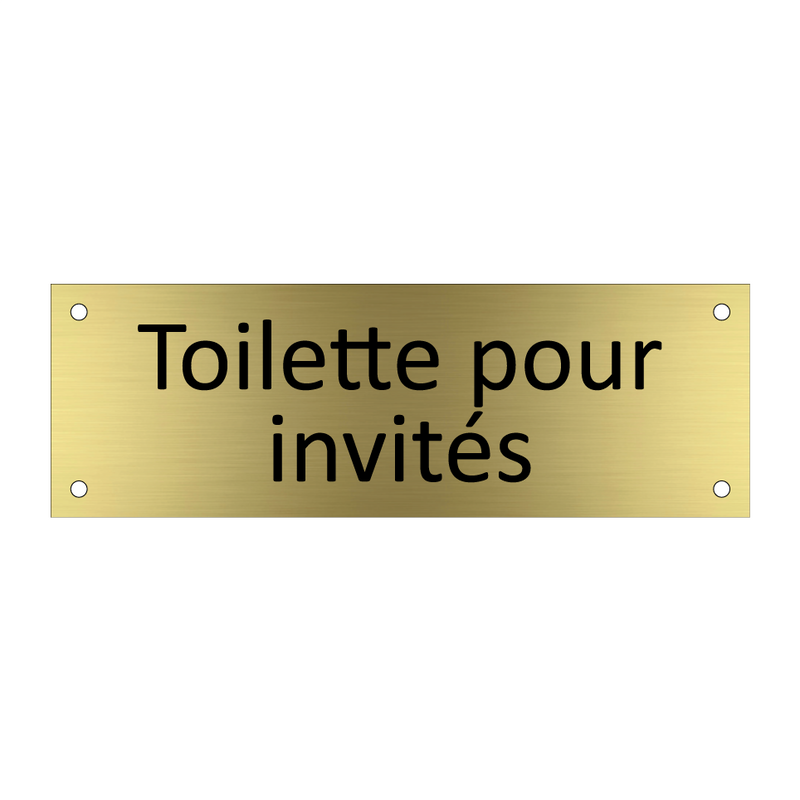 Toilette pour invités