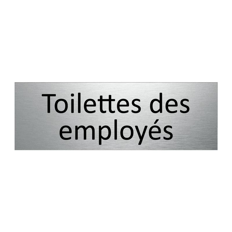 Toilettes des employés