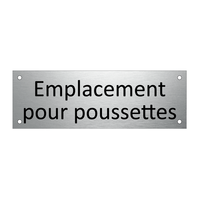 Emplacement pour poussettes