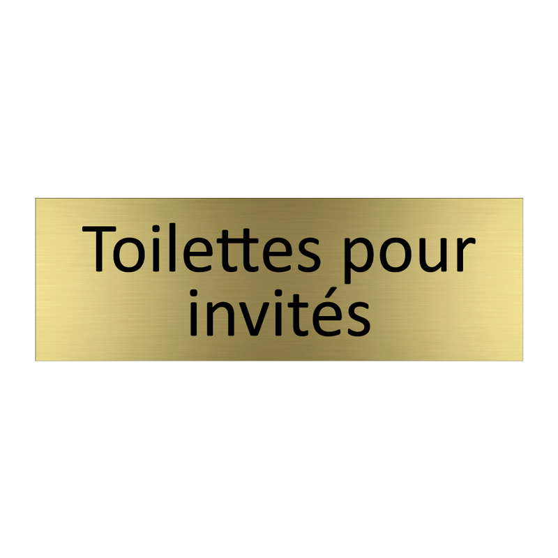 Toilettes pour invités