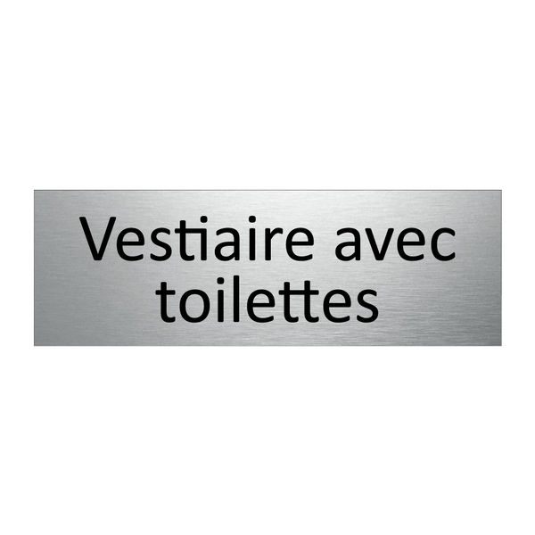 Vestiaire avec toilettes