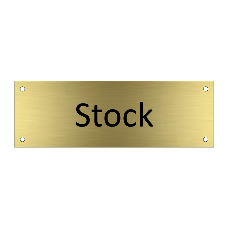 Stock & Stock & Stock