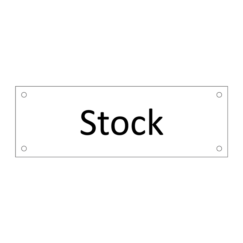 Stock & Stock & Stock