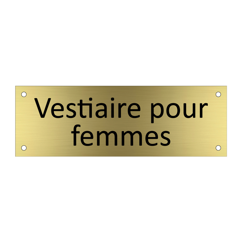 Vestiaire pour femmes