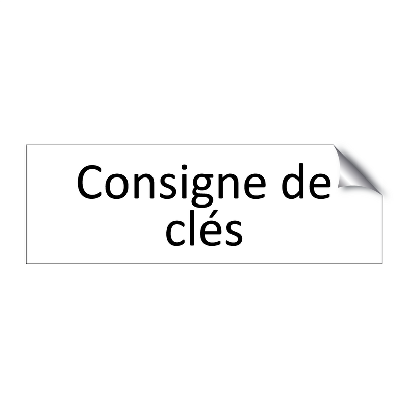 Consigne de clés