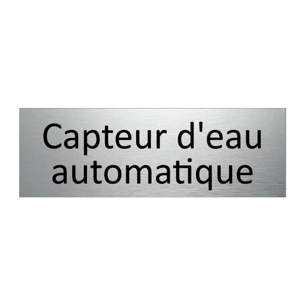 Capteur d'eau automatique