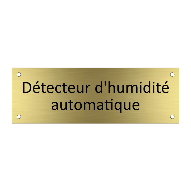 Détecteur d'humidité automatique